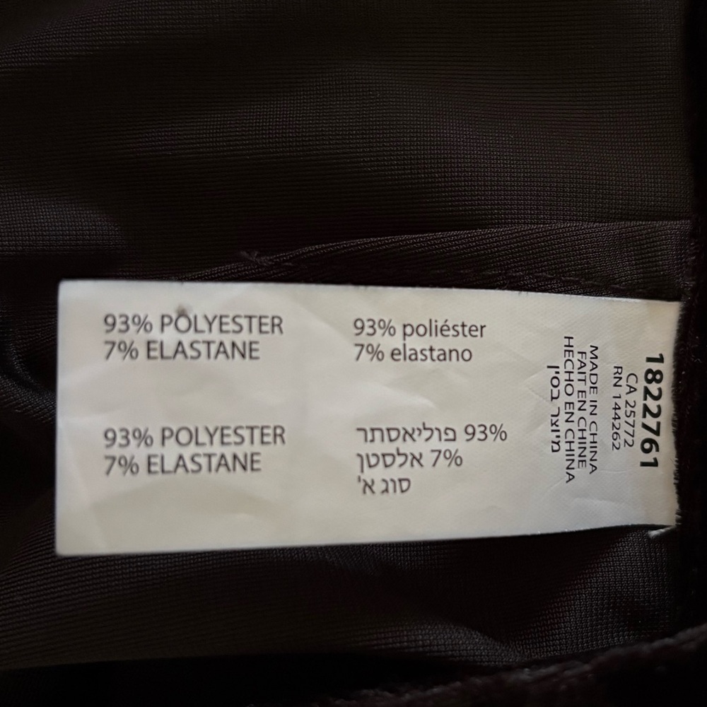 Black Velvet Black Tape Wrap Skort Size Medium - Picture 4 of 4